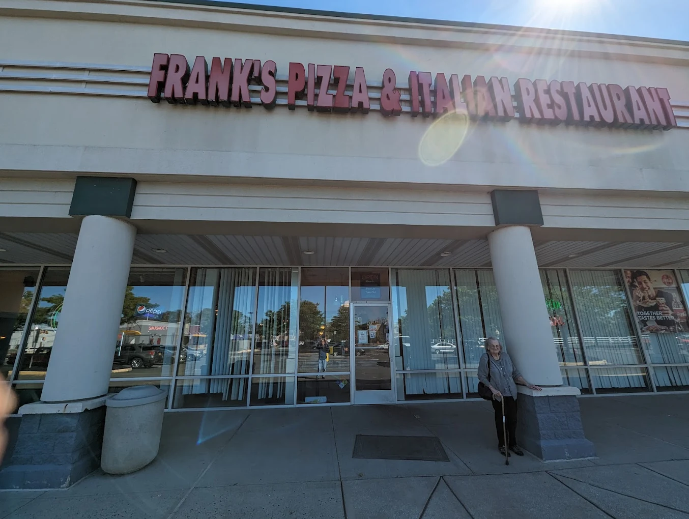 Frank's Pizza & Italian Restaurant storefront, Manville NJ