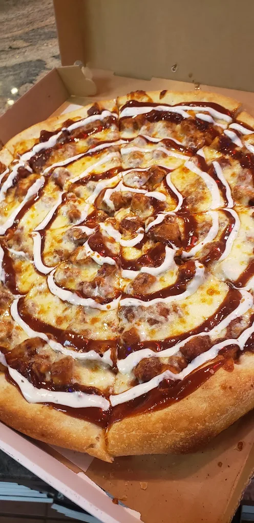 Classic Italian pizza at Frank's Pizza